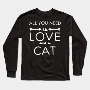 All you need is love : Cat°2 Long Sleeve T-Shirt